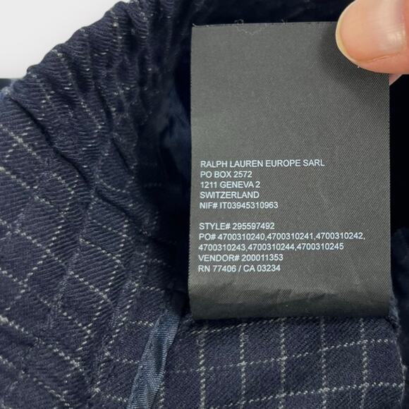 Club Monaco Window Pane Plaid Wool Blend Pull-on Pant Size 6 - Picture 5 of 7